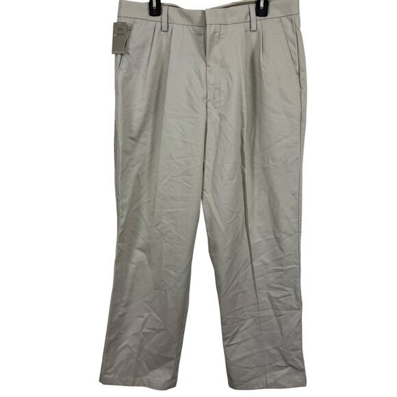 Dockers D4 Relaxed Fit Pleated True Chino Khakis 100% Cotton NWT Mens 36 x 29 - Picture 1 of 16